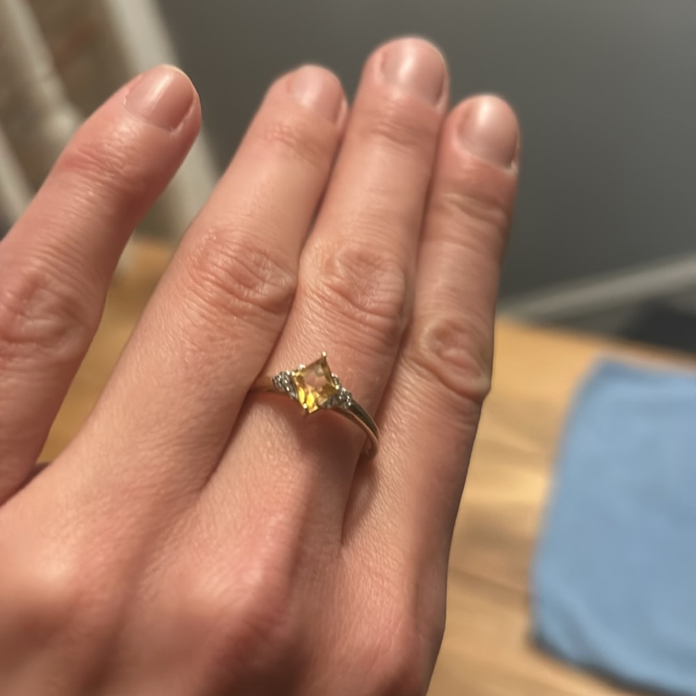 Local Eclectic Solid Gold Capsule November Citrin… - image 2